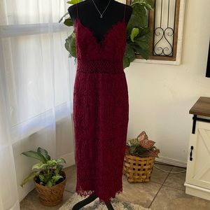 ASOS wine dress